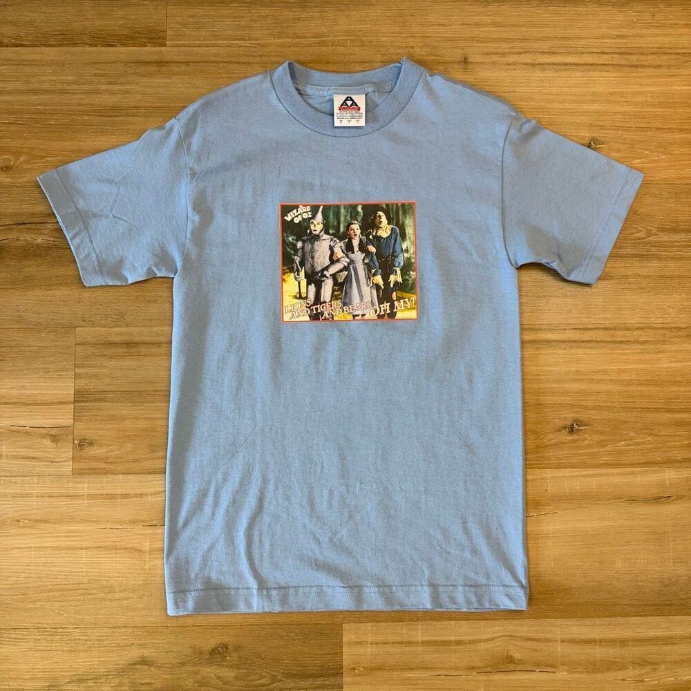 The Wizard Of Oz Men’s Baby Blue Shirt Size Small Classic Wicked Movie Merch Tee
